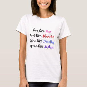 T-shirt La Sagesse Vie Des Golden Girls