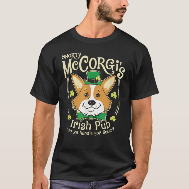 T-shirt La Saint Patrick de Corgi (Devant)