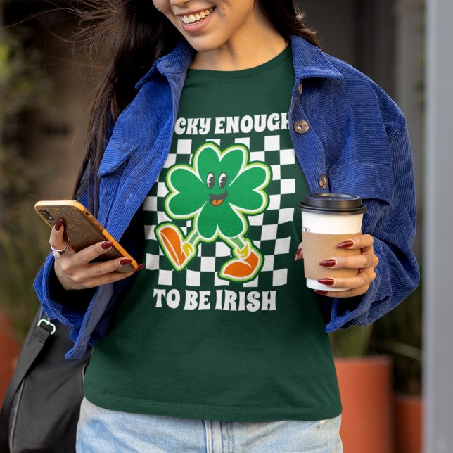 T-shirt La Saint-Patrick des Irlandaises aura assez de cha (Créateur téléchargé)