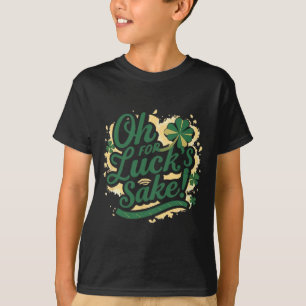 T-shirt La Saint-Patrick Drôle Oh Pour La Chance Clover