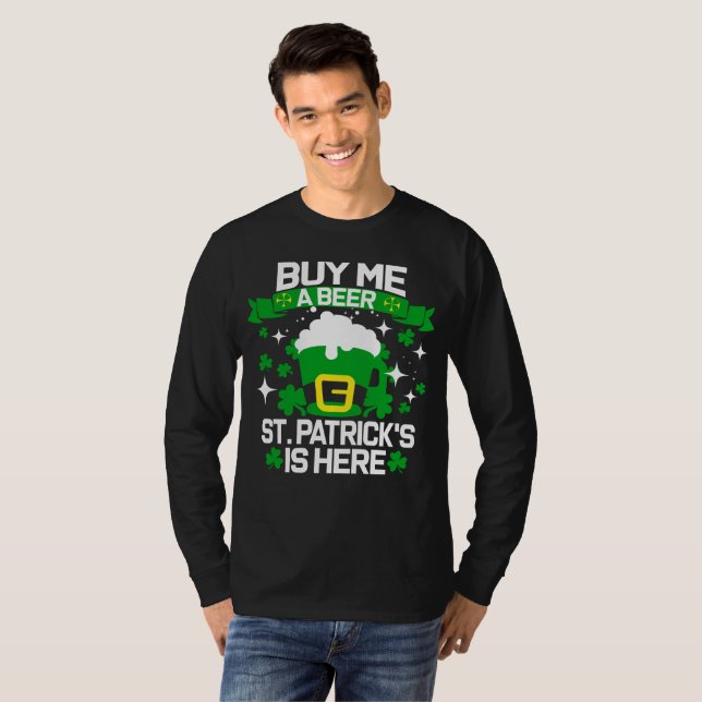 T-shirt La Saint-Patrick drôle pour hommes (Devant entier)