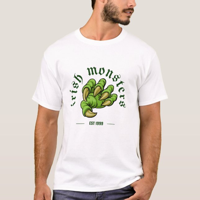 T-shirt La Saint Patrick du Monstre Irlandais (Devant)