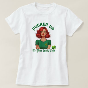 T-shirt La Saint-Patrick, embrassez, c'est votre jour de c