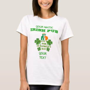 T-shirt La Saint Patrick, fête patriotique irlandaise amér