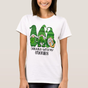 T-shirt La Saint-Patrick Gnomes Verts Gnomies