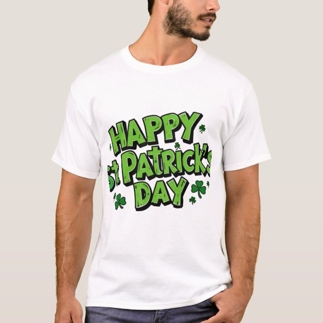 T-shirt la Saint-Patrick, la journée de Patrick  (Devant)