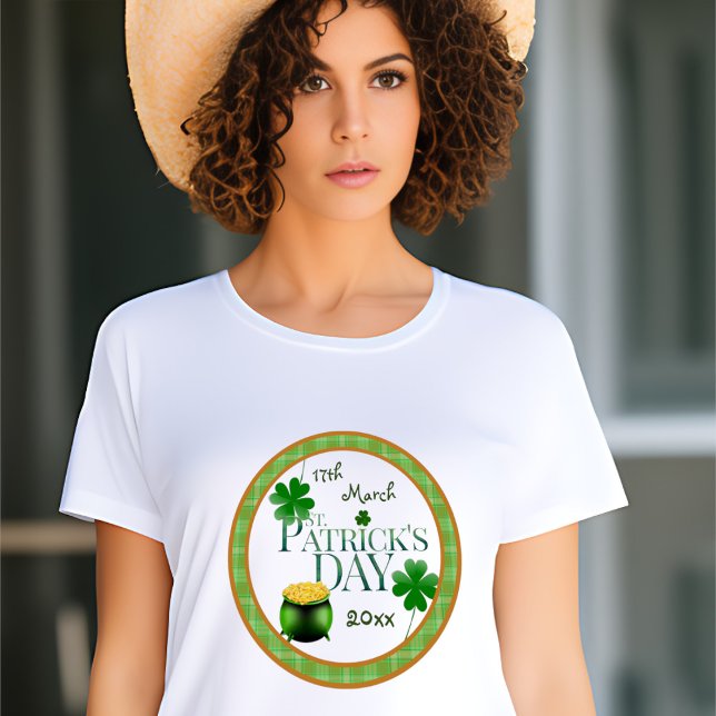 T-shirt La Saint-Patrick Pot d'Or Trèfle (Créateur téléchargé)