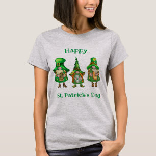 T-shirt La Saint-Patrick Verte Fées Gnomes