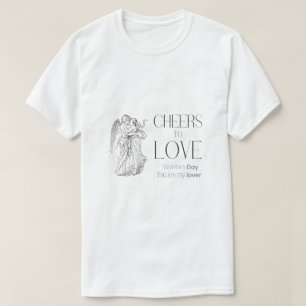 T-shirt La Saint-Valentin – Chérubins Vintage & Message d'
