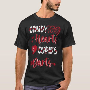 T-shirt La Saint-Valentin coeurs fléchettes Cupidon bonbon
