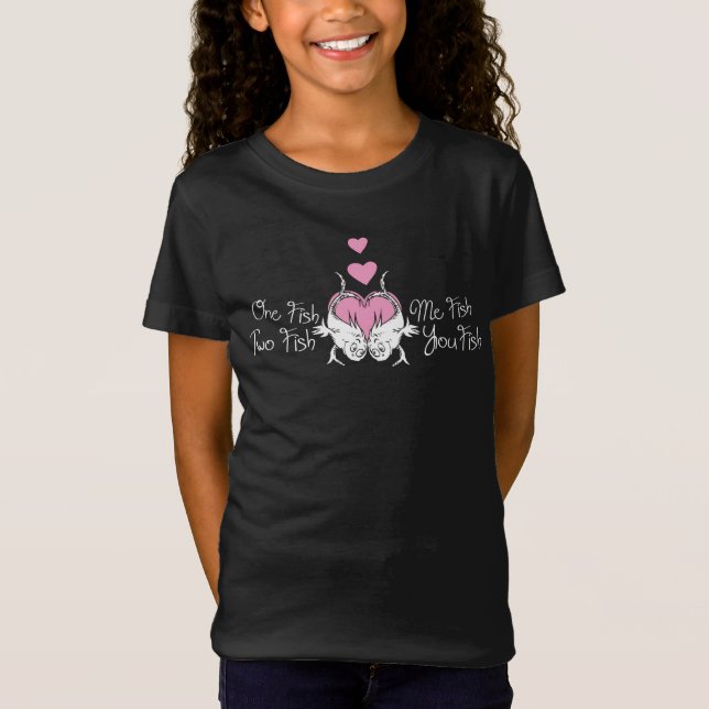 T-Shirt La Saint-Valentin de Dr. Seuss | Un Poisson Deux P (Devant)