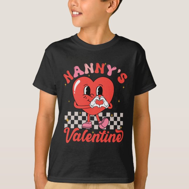 T-shirt La Saint-Valentin de Nanny Joyeuse Saint-Valentin  (Devant)
