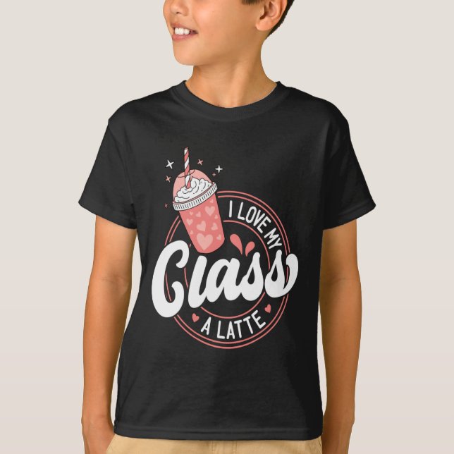 T-shirt La Saint-Valentin des Enseignants J'Aime Mon Cl Un (Devant)