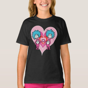 T-shirt La Saint-Valentin du Dr Seuss Chose 1 Chose 2
