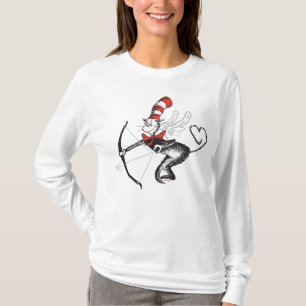 T-shirt La Saint-Valentin du Dr Seuss   Cupidon Le Chat au