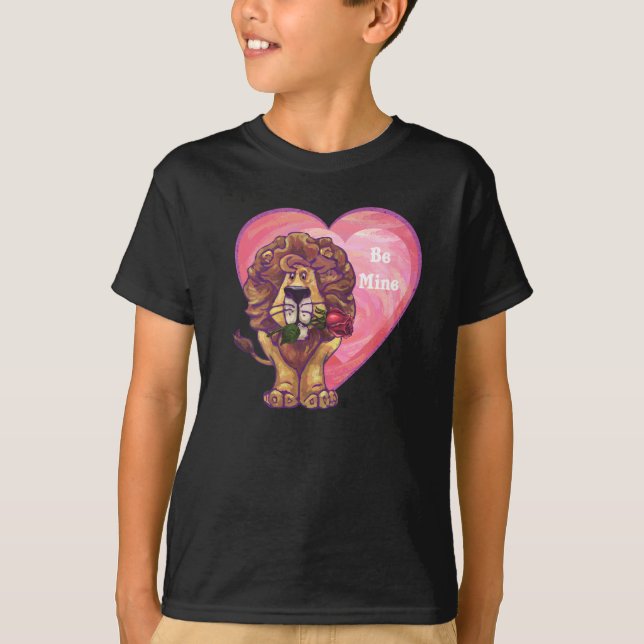 T-shirt La Saint-Valentin du lion (Devant)