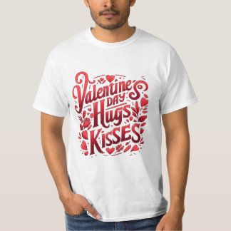 T-shirt La Saint Valentin || Hugues, baisers ||