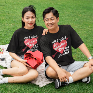 T-shirt La Saint-Valentin politique drôle anti-Trump