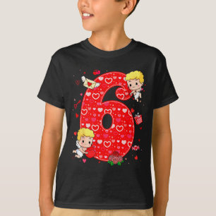 T-shirt La Saint-Valentin Six Sept Cœurs 6 7 Meme Gen Alph