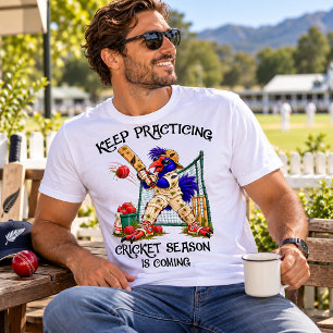 T-shirt La Saison de Cricket de Barry Pukeko Arrive