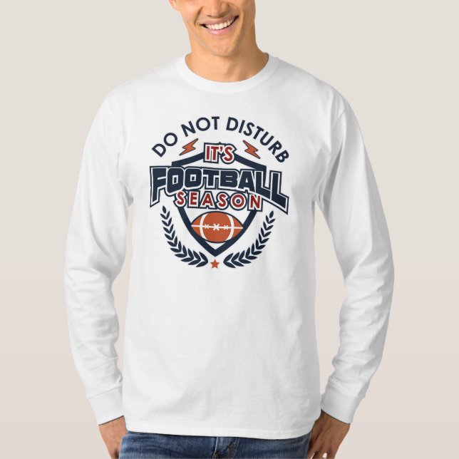 T-shirt La saison de football ne dérange pas les sports (Devant)