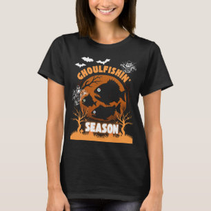T-shirt La saison de pêche de Ghoulfishin' Papa Halloween