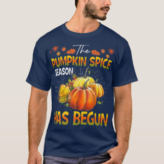 T-shirt La saison des épices citrouilles a commencé - auto