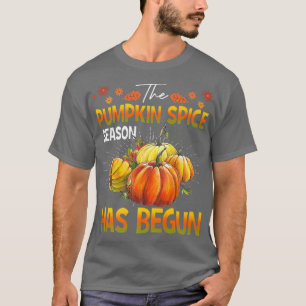 T-shirt La saison des épices citrouilles a commencé l'auto