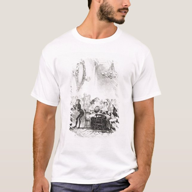 T-shirt La salle de carte à Bath (Devant)