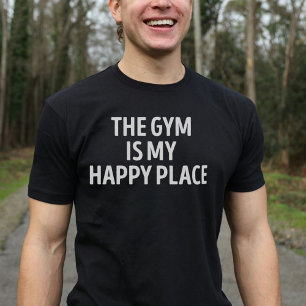 T-shirt La salle de gym est mon Entraînement de Bodybuilde
