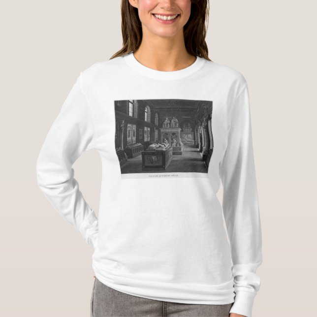 T-shirt La salle du 15ème siècle, monuments de DES de (Devant)