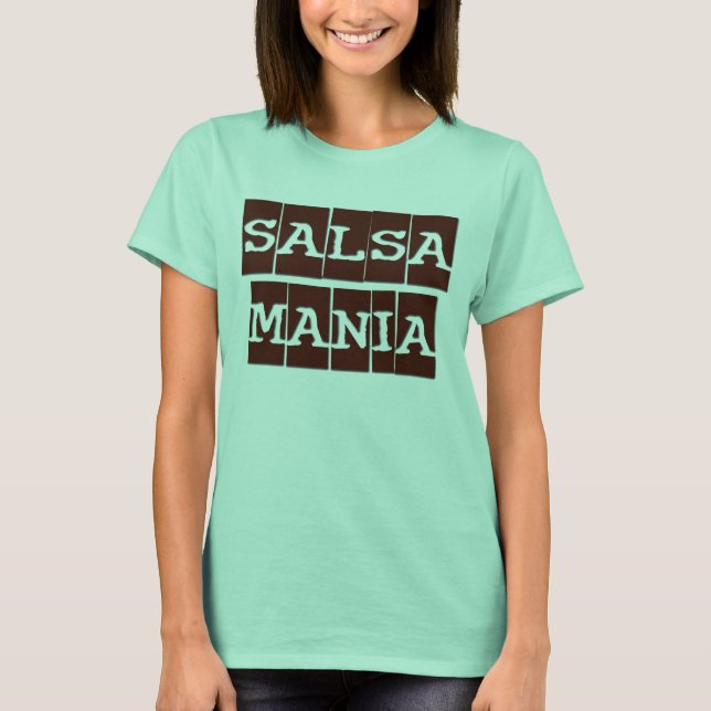 T-shirt La Salsa es mi Mania (Devant)