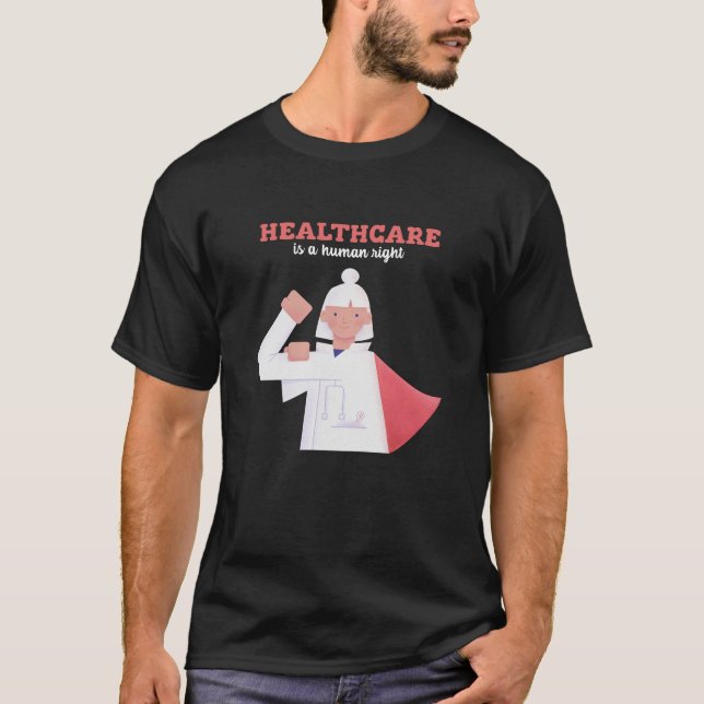 T-shirt La Santé Est Un Droit Humain (Devant)