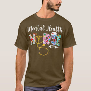 T-shirt La Santé Mentale Compte Infirmière Cadeau Psychiat