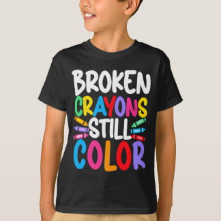 T-shirt La santé mentale des crayons cassés des hommes a u