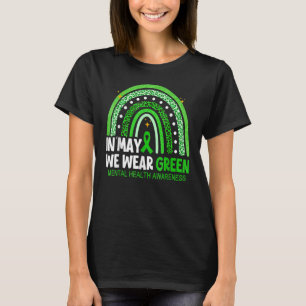 T-shirt La santé mentale est importante Empreinte de léopa