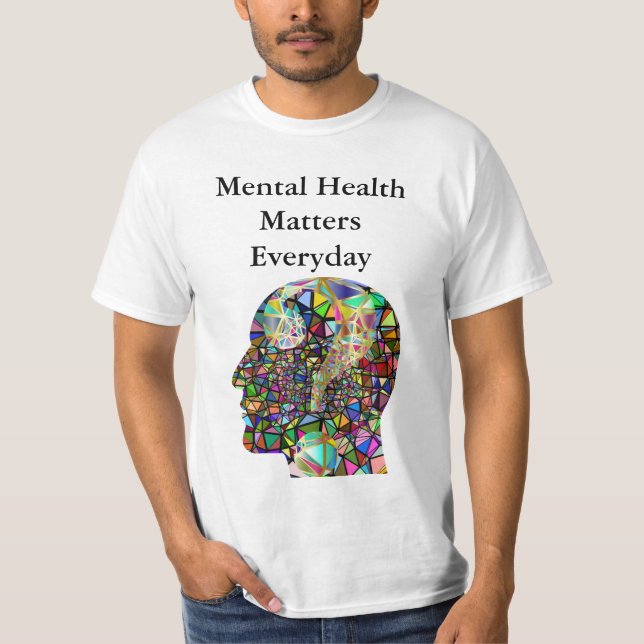 T-shirt La santé mentale importe les T-Chemise-Hommes (Devant)