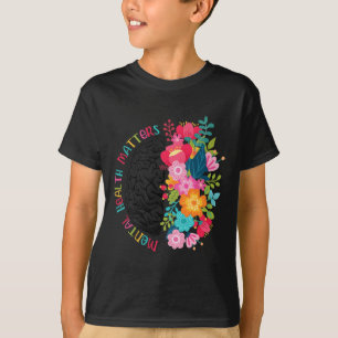 T-shirt La santé mentale, les enjeux Cadeau Maladie cérébr