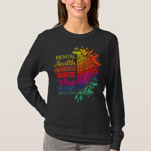 T-shirt La santé mentale, les enjeux Cadeau Maladie cérébr