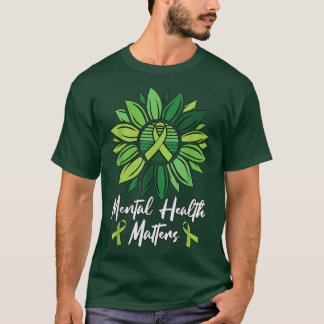 T-shirt La santé mentale, les enjeux Dépression La santé m