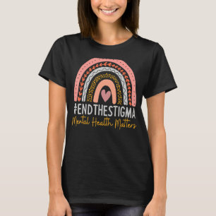 T-shirt La Santé Mentale, Les Problèmes Mettent Fin À La S
