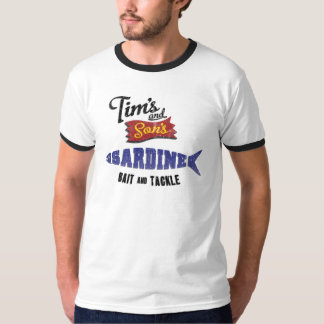 T-shirt La sardine de Tim et de fils, l'amorce et le