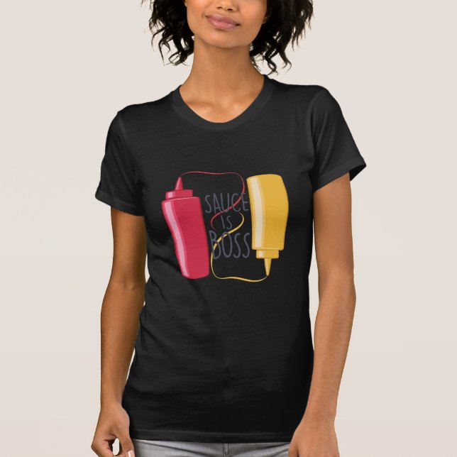 T-shirt La sauce est patron (Devant)