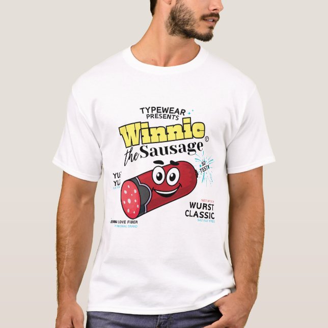 T-shirt La saucisse (Devant)