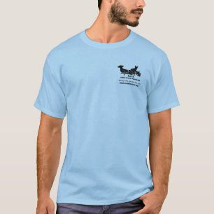 T-shirt La sauvegarde d'un chien ne changera pas le monde