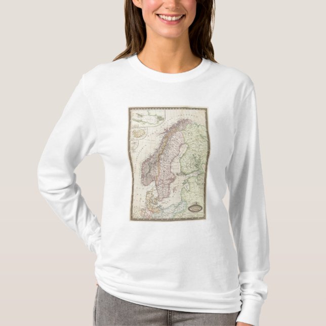 T-shirt La Scandinavie, Suède (Devant)