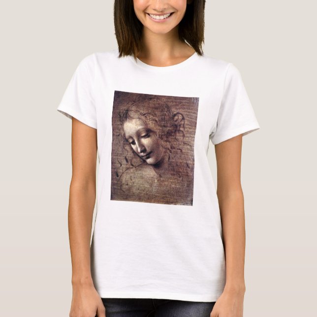 T-shirt La Scapigliata - da Vinci - c1508 (Devant)