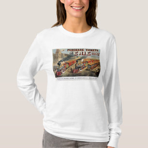 T-shirt La scène ferroviaire américaine chez Hornellsville