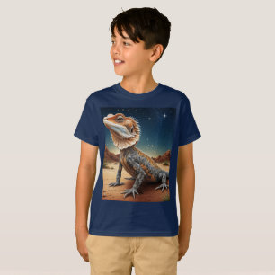 T-shirt La scène sauvage de Lizard à cou cassé
