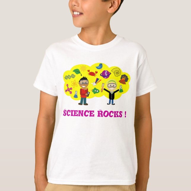 T-shirt La Science bascule la bande dessinée (Devant)
